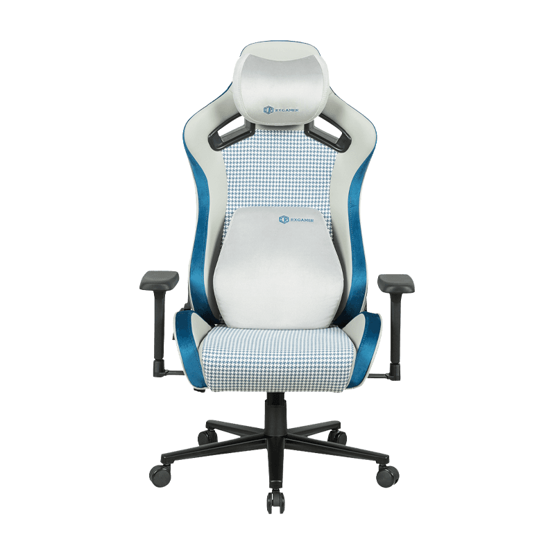 Cadeira para jogos em tecido reclinável com altura ajustável RXGAMER RX-2173