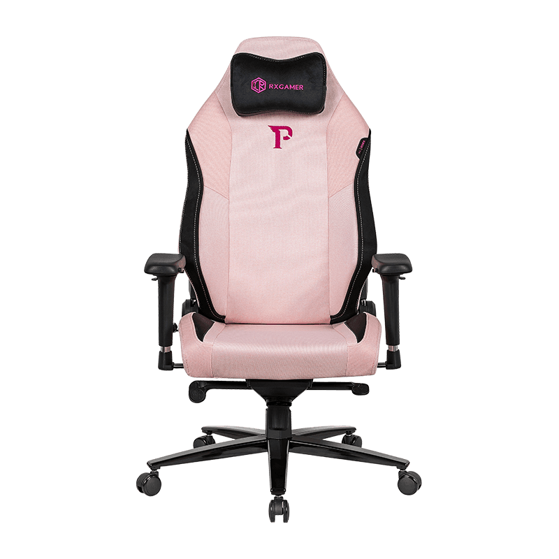 Cadeira de escritório de malha RXGAMER RX-2070-1XL-B ajustável com braços 4D cadeira de e-sports