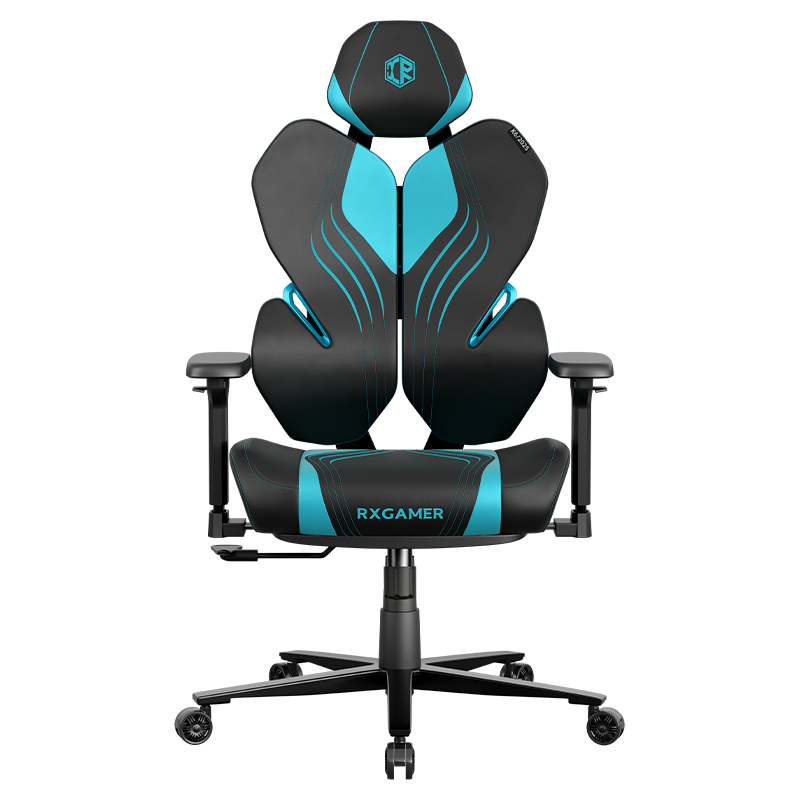 Cadeira ergonômica para jogos com suporte ágil RXGAMER RX-K6-6303